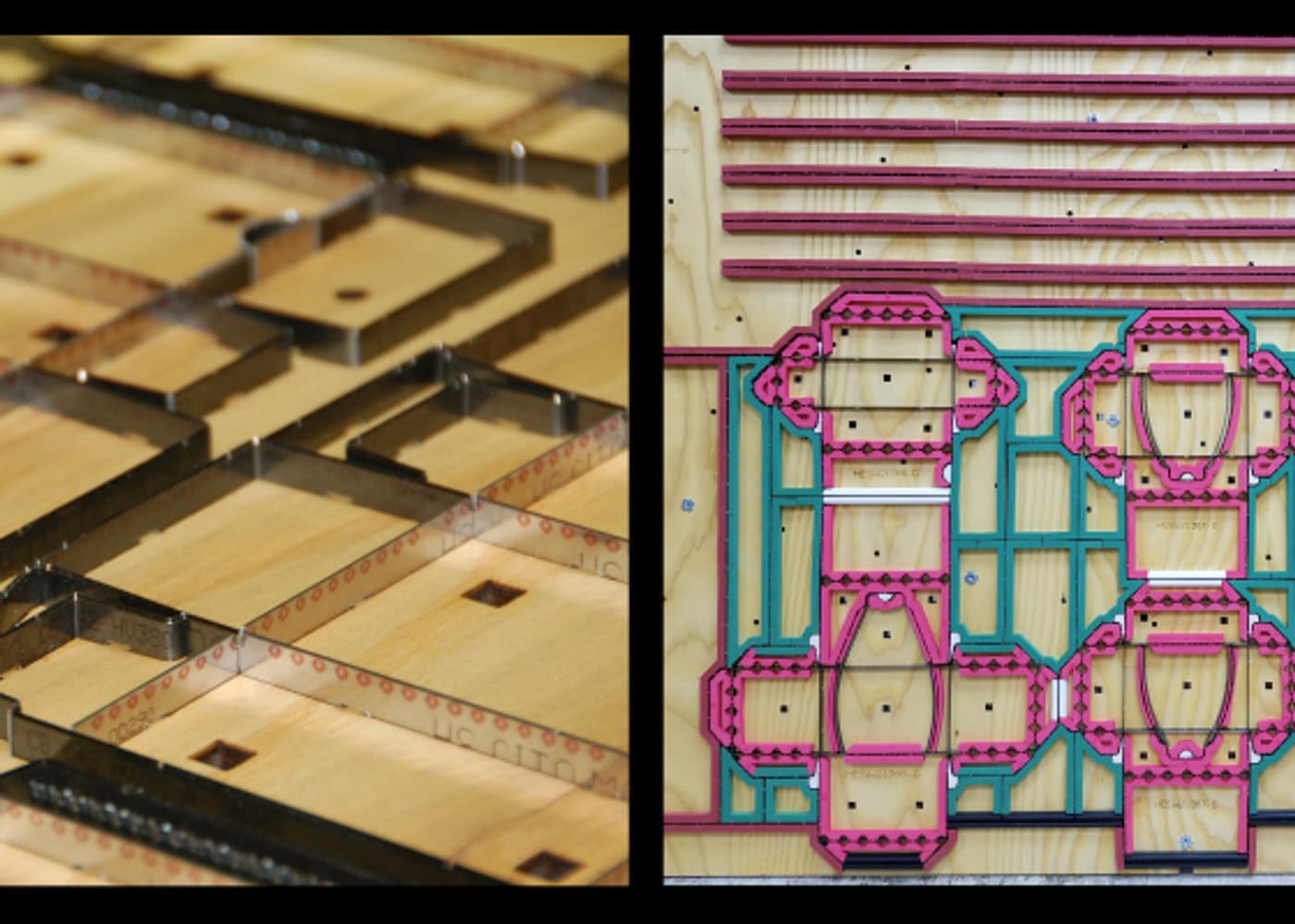 Engineered nested die layout for blanking