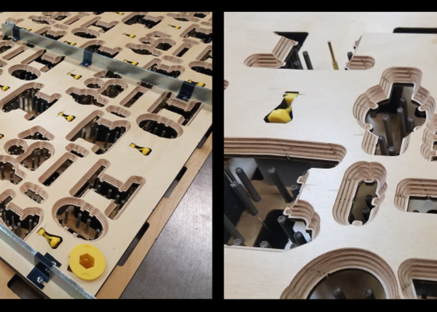 Foam stripping tooling with precision pockets